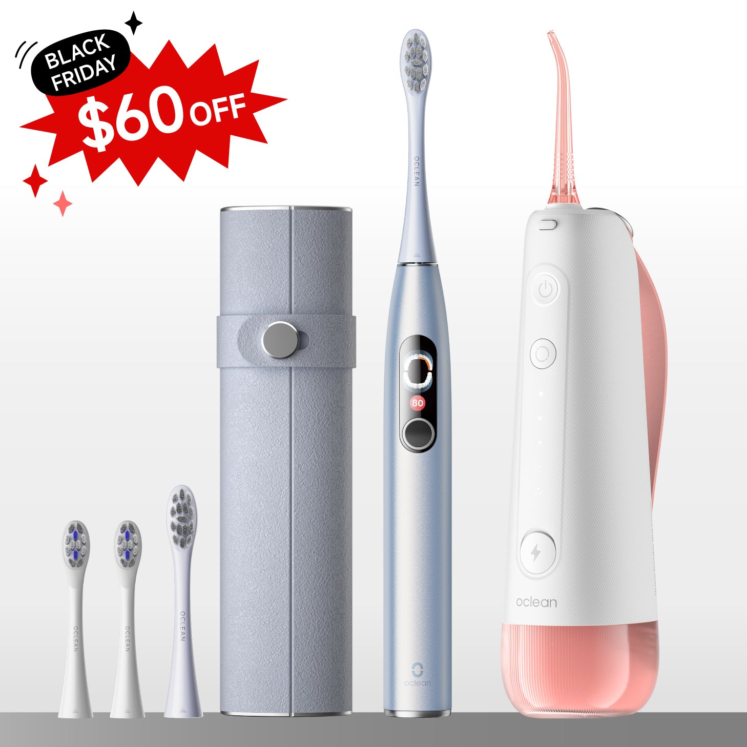 Premium Kit: Oclean X Pro Digital Set + Oclean W10-Toothbrushes-Oclean US Store