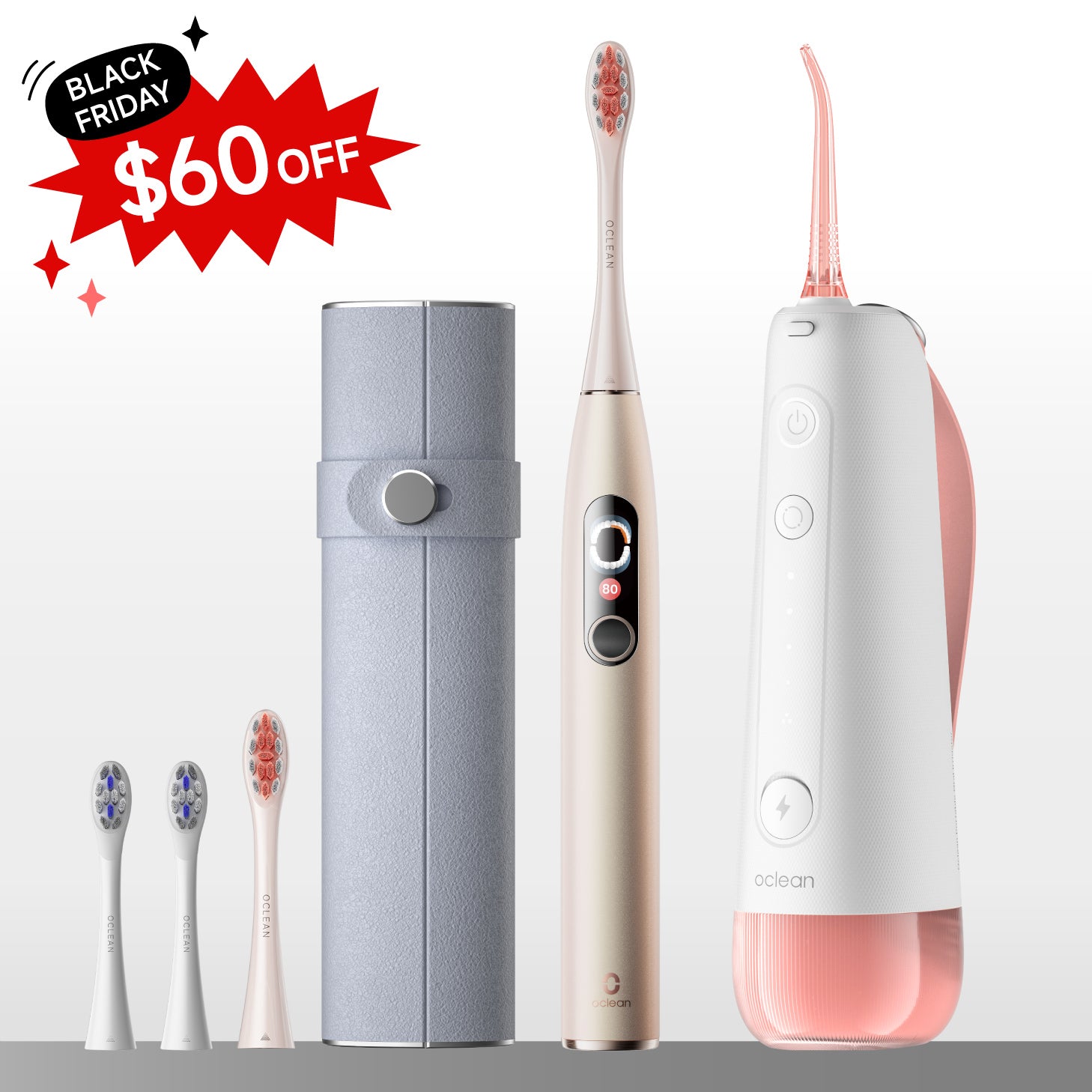 Premium Kit: Oclean X Pro Digital Set + Oclean W10-Toothbrushes-Oclean US Store